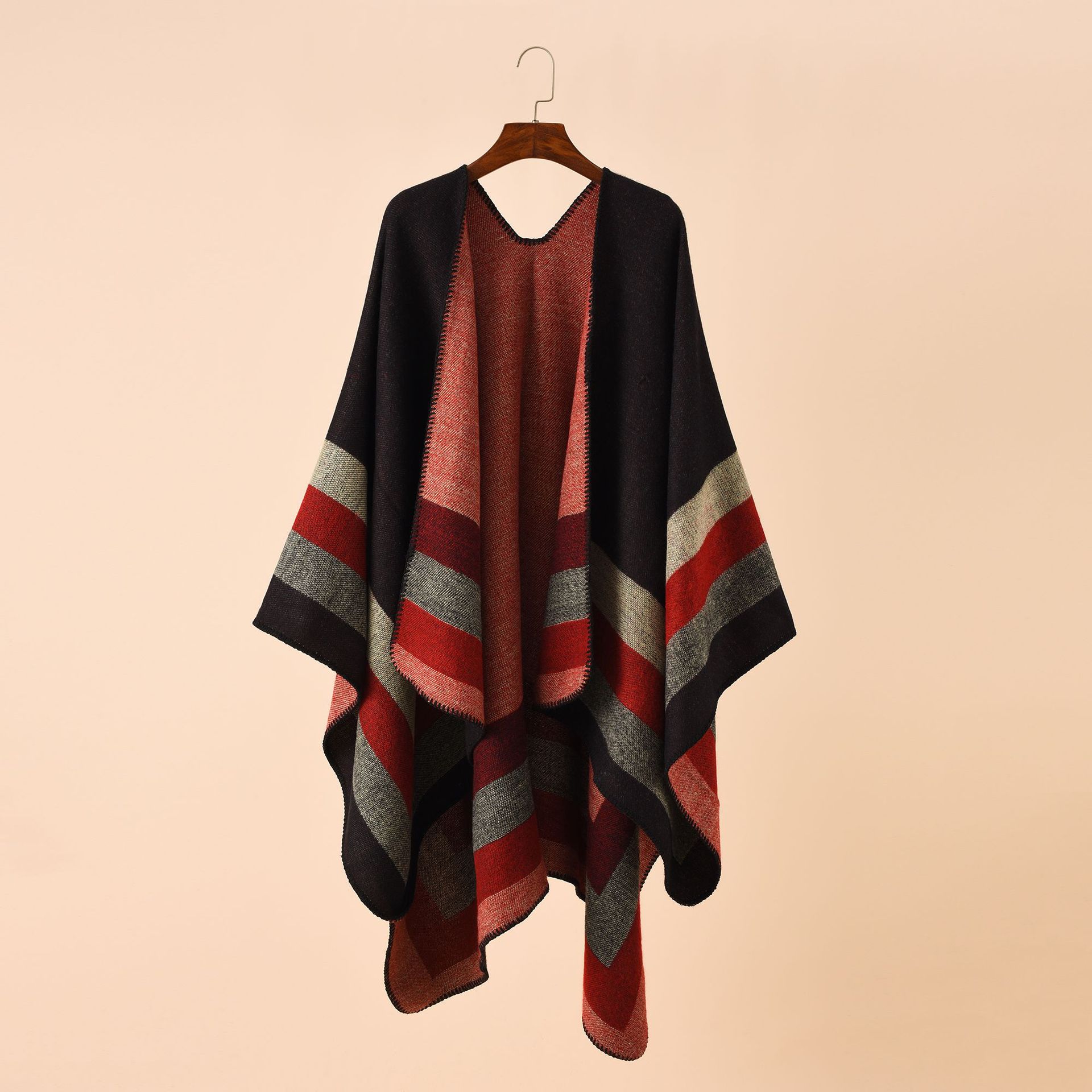 Cashmere Pashmina Wrap - 2024 Nowa moda Zimowe ciepłe poncza