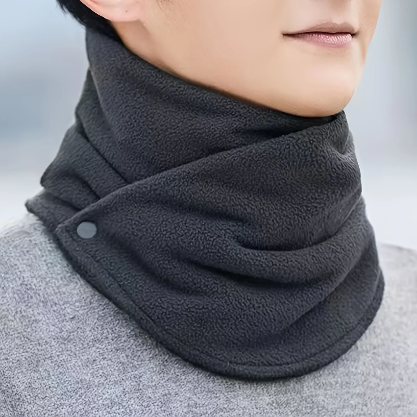 Neck Gaiter Fleece - Nowy polar jagnięcy damski szalik zimowy