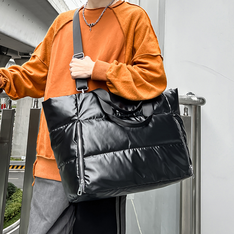 Damska Y2k srebrna torba na ra – Down Jacket Packable recenzja i cena