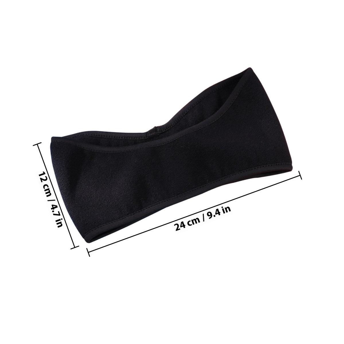 Unisexowa czarna zimowa opaska – Fleece Ear Warmer Band recenzja i cena