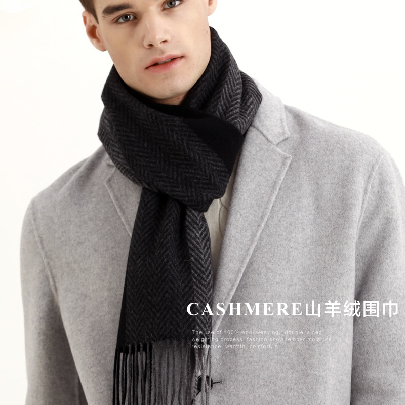 Szalik Pashmina męski zimowy p – Wool Scarf Men recenzja i cena